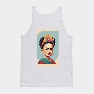 Whimsical Frida: Childhood Memories Illustration Tank Top